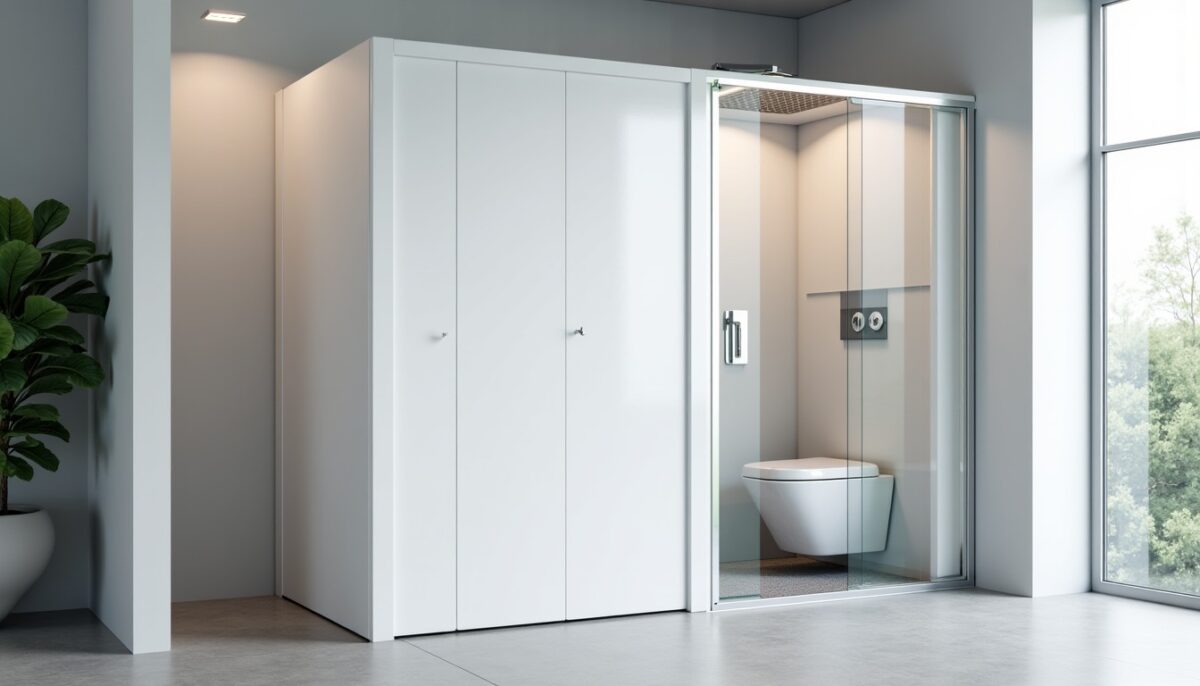 Combien coûte une cabine douche-WC préfabriquée ?