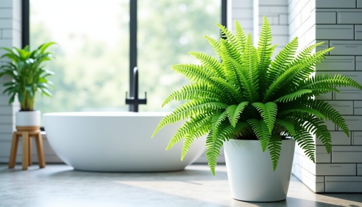 Comment bien installer une fougère de Boston dans votre salle de bain ?